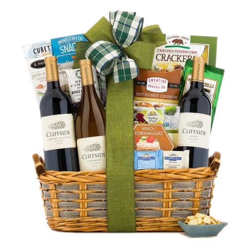 USA, United States flowers  -  Triple Delight Gift Basket Baskets Delivery