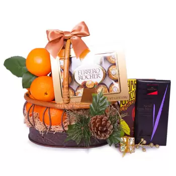 Cyprus flowers  -  Basket Of Indulgence  Delivery