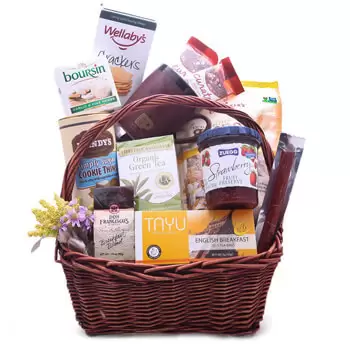 Podgorica flowers  -  Thoughtful Treats Gift Basket Flower Delivery