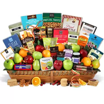 San Marino flowers  -  Unbelievable Fruit and Gourmet Gift Set  Delivery