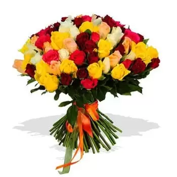 Bunda Mjini-virágok- Bőséges szenvedély csokor Virág Szállítás