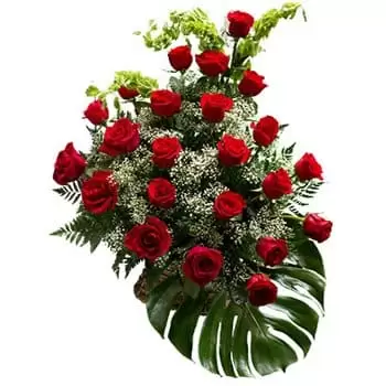 Bahamas flowers  -  Cascading Roses Flower Delivery
