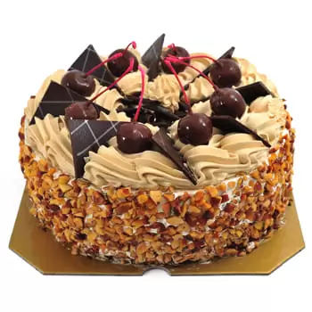 Uzbekistan blomster- Chocolate Blowout Cake Blomsterarrangementer bukett