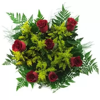 Lun Blumen Florist- Klassischer Charm Bouquet Blumen Lieferung