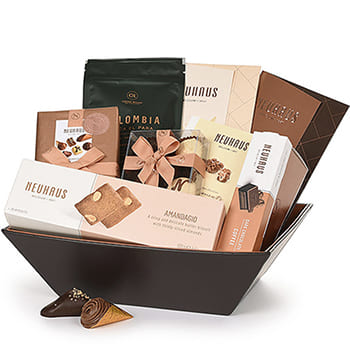 Bergen online Blomsterhandler - Kaffe og chokolade samling Buket