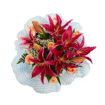 fiorista fiori di Isole Cook- Tesoro dei draghi Bouquet floreale