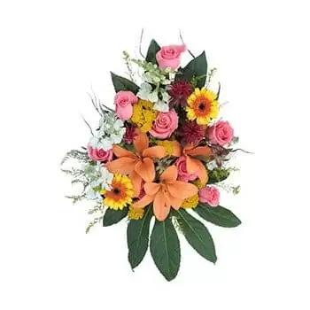 Γκουάμ λουλούδια- Εξωτικά πάθη Μπουκέτο/ρύθμιση λουλουδιών