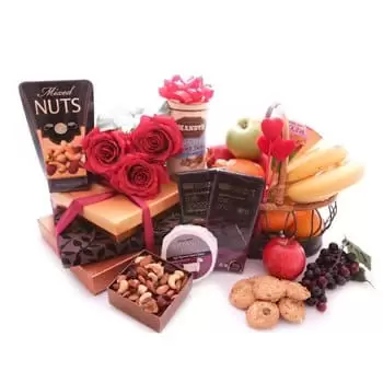 Mozambique flowers  -  Gourmet Delight Gift Set Flower Delivery