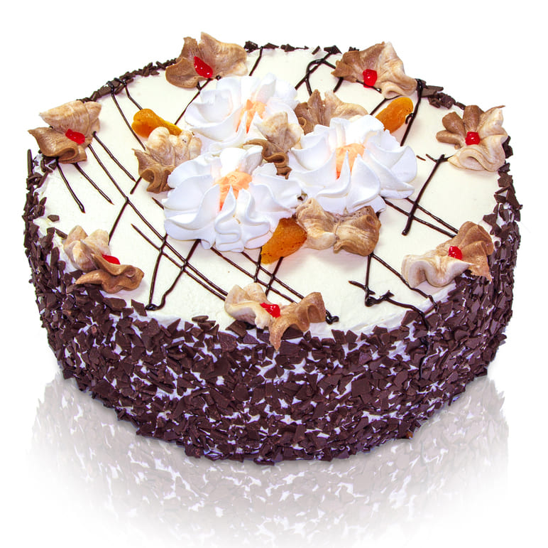 Belarus flowers  -  Heavenly Decadence Creme Cake Baskets Delivery