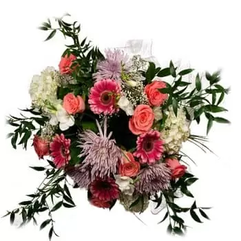 San Pablo de Turrubares blomster- Colors Of The Heart Bouquet Blomst Levering