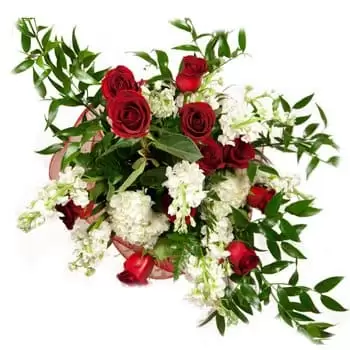 Γκρέκαν λουλούδια- Αγάπη και ελαφρύ μπουκέτο Λουλούδι Παράδοση