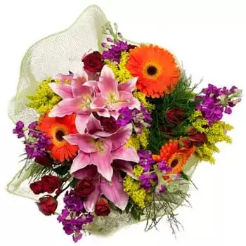 flores Montreal floristeria -  Ramo de cosecha de corazón Ramo de flores/arreglo floral