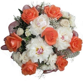Paamiut flowers  -  Peaches and Dreams Bouquet Flower Delivery