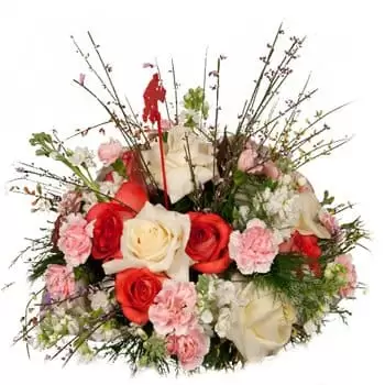 بائع زهور جزيرة آيل أوف مان- عرض الحب والجمال للصداقة باقة الزهور