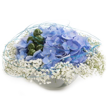 Bergen Blumen Florist- Blauer Himmel Bouquet/Blumenschmuck