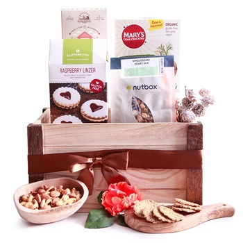 Oslo flowers  -  Dairy and Gluten Free Goodies Hamper Flower Delivery