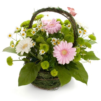 flores Bergen floristeria -  Alegre Ramo de flores/arreglo floral