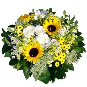 Bergen Blumen Florist- Pure Joy Blumenkorb Bouquet/Blumenschmuck