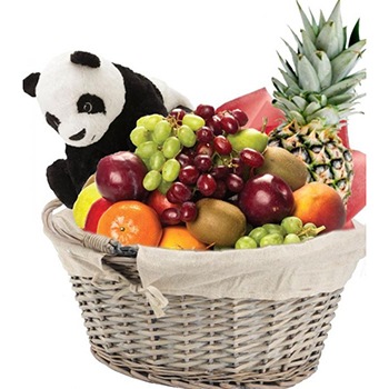 Norway flowers  -  Teddy and Tasty Treats Baskets Delivery