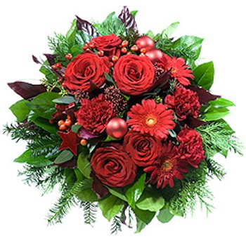 Στάβανγκερ λουλούδια- Εορταστική ανθοδέσμη της εποχής Tis The Seaso Μπουκέτο/ρύθμιση λουλουδιών