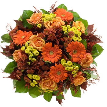 Bergen Blumen Florist- Warme Herzen Blumenstrauß Bouquet/Blumenschmuck