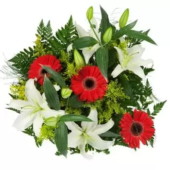 Arka Blumen Florist- Passions- und Versprechensstrauß Blumen Lieferung