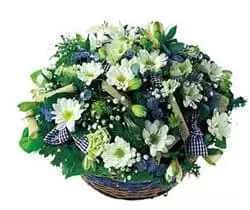 Mozambique flowers  -  Pastoral Basket Flower Bouquet/Arrangement