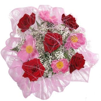 fleuriste fleurs de Groenland- Bouquet Sentiments Du Coeur Fleur Livraison