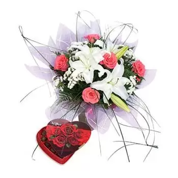 fiorista fiori di Eidsvik- Sfumature d'amore Fiore Consegna