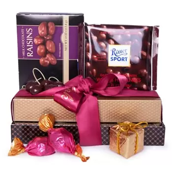Atamyrat között online virágüzlet - Utazó csokoládék Csokor