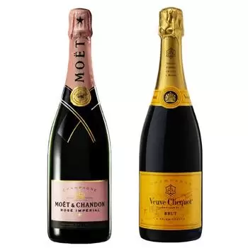 Bradford online Blomsterhandler - Charmerende Champagne Duo Buket