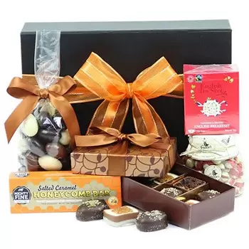 Leeds blomster- Decadent Treats Box Blomst Levering