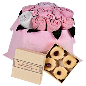 بائع زهور مانشستر- حديثي الولادة والشباب أمي مزدوج هدية لبا زهرة التسليم