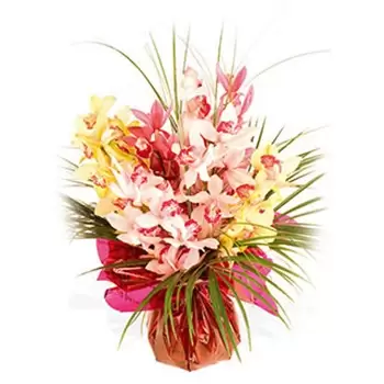 fiorista fiori di Birmingham- Orchidee per loro Bouquet floreale