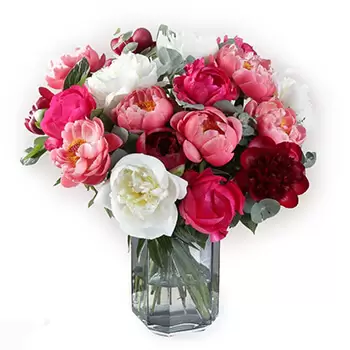 flores de Bradford- Peonies Paradise Bouquet/arranjo de flor