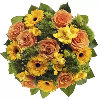 Leeds blomster- Sunshine Rays Blomst buket/Arrangement
