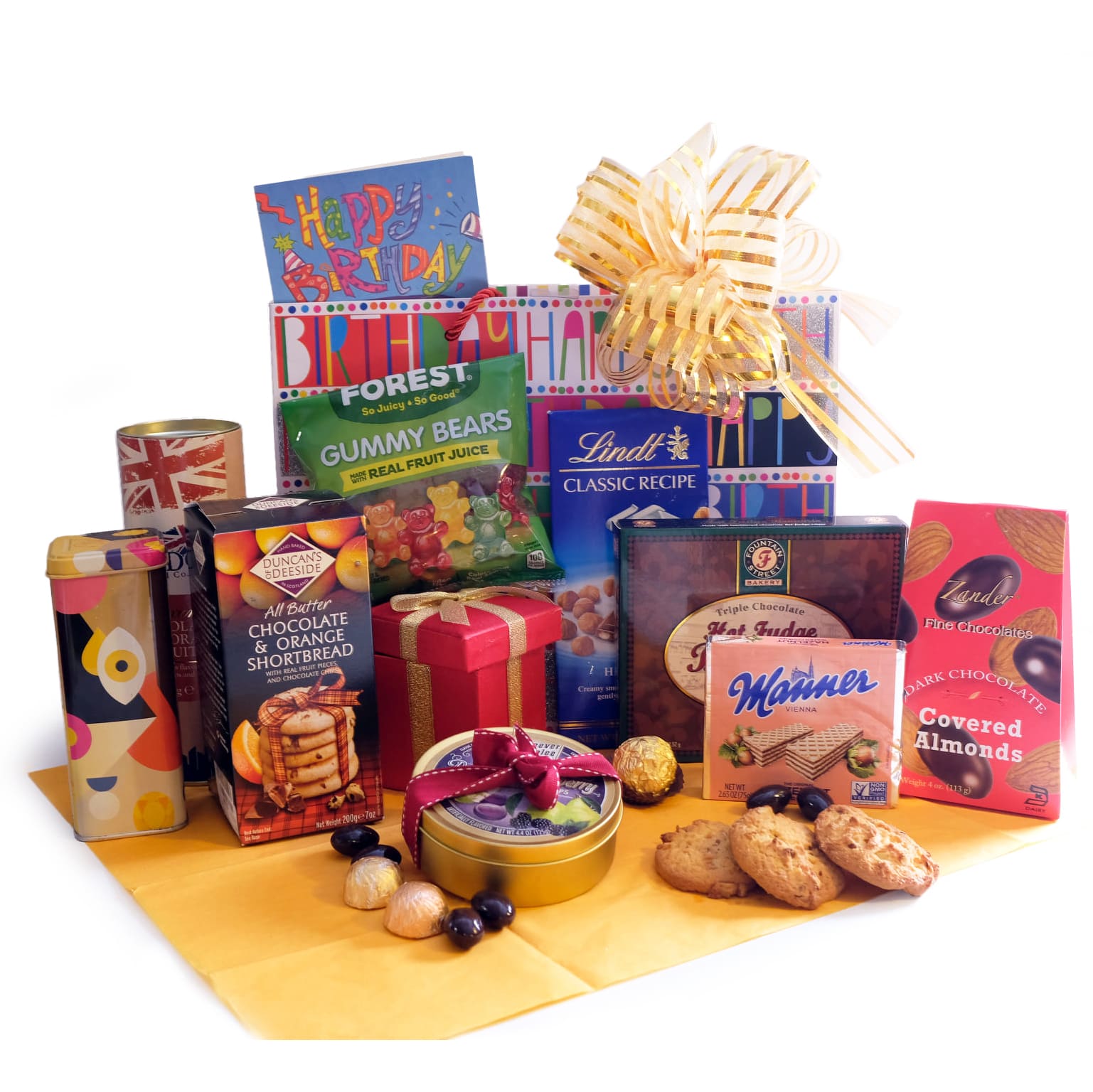 United Kingdom flowers  -  Sweet Snacking Wishes Baskets Delivery