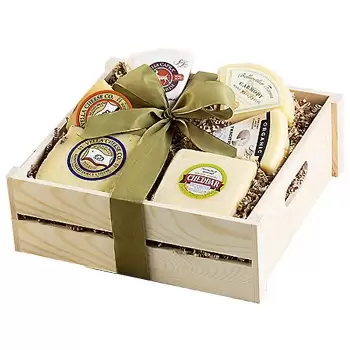 USA flowers  -  Aged Cheese Tasting Party Box Flower Delivery