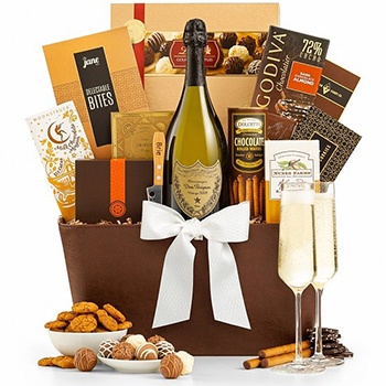 USA, United States flowers  -  Decadent Delights Gift Basket  Delivery