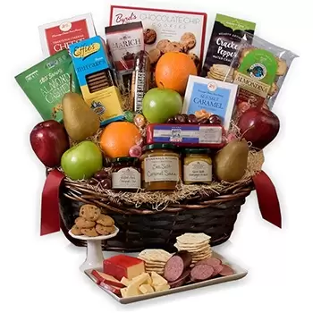 USA, United States flowers  -  Fall Harvest Basket  Delivery