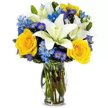 بائع زهور الولايات المتحدة- زنبق جميل باقة الزهور