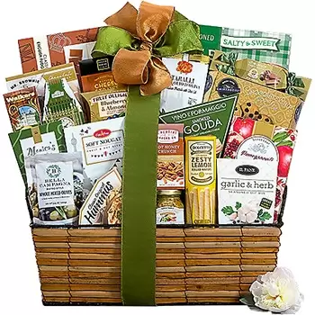 Detroit flowers  -  Mountain Of Favorites Gift Basket Flower Delivery
