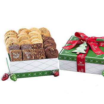 USA, United States flowers  -  Snowy Biscuits Baskets Delivery