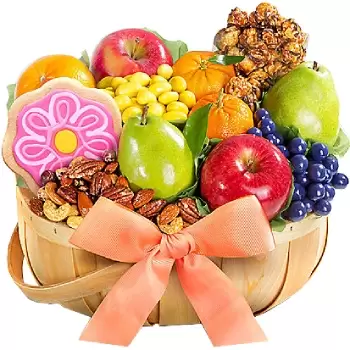 Memphis Fleuriste en ligne - Bonbons et fruits Bouquet