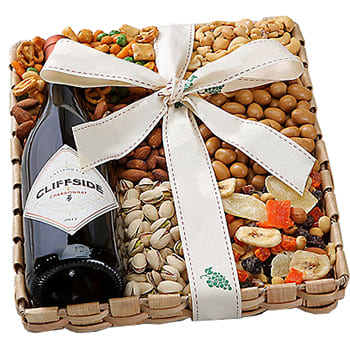 USA, United States flowers  -  Traditional Treats Baskets Delivery