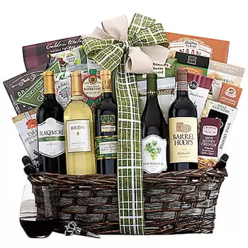 Indianapolis online Florist - Ultimate Eastpoint Cellars California Gift Ba Bouquet
