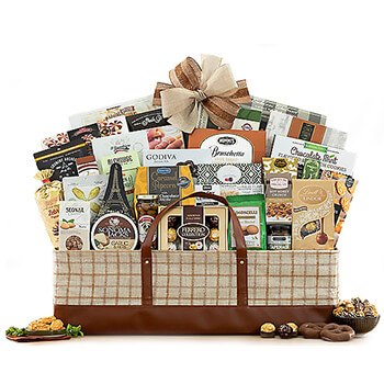 USA, United States flowers  -  Ultimate Snack Time Baskets Delivery