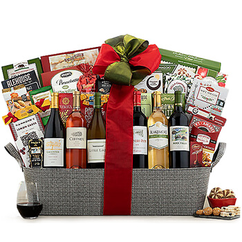 Plainfield flowers  -  White Wine Christmas Flower Delivery