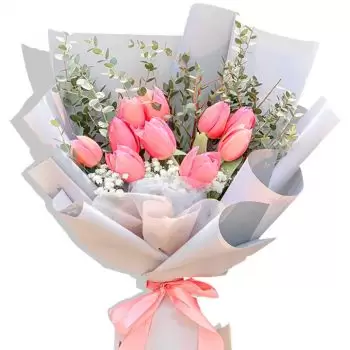بائع زهور ألبكة- التعبير عن الحب زهرة التسليم