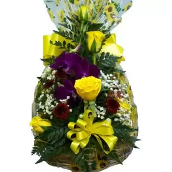 호프 베이 꽃- 과일 및 구디 바구니 꽃 배달